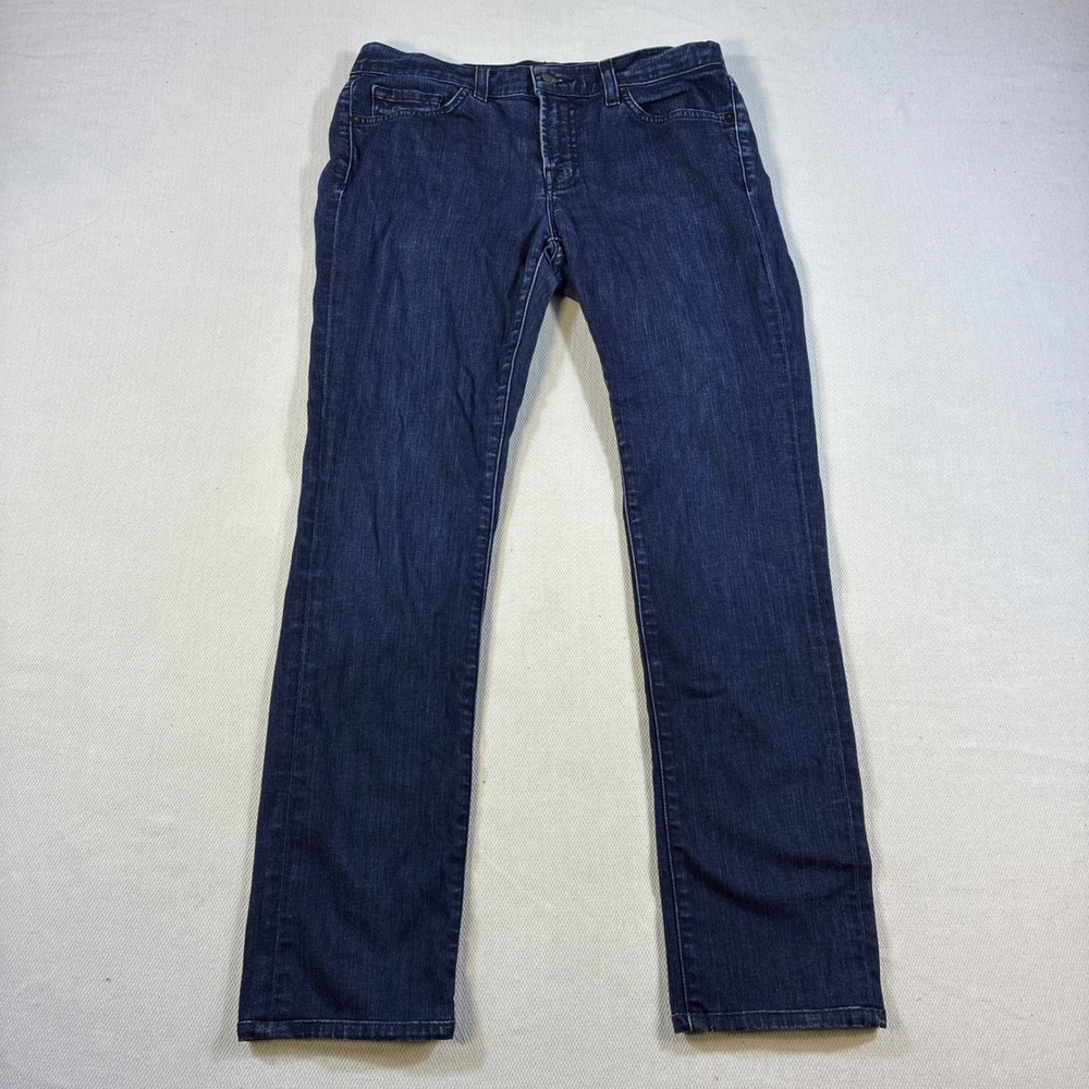 J Brand Eclipse‎ Dark Wash Straight Leg Jeans Womens Size 27 Mid Rise